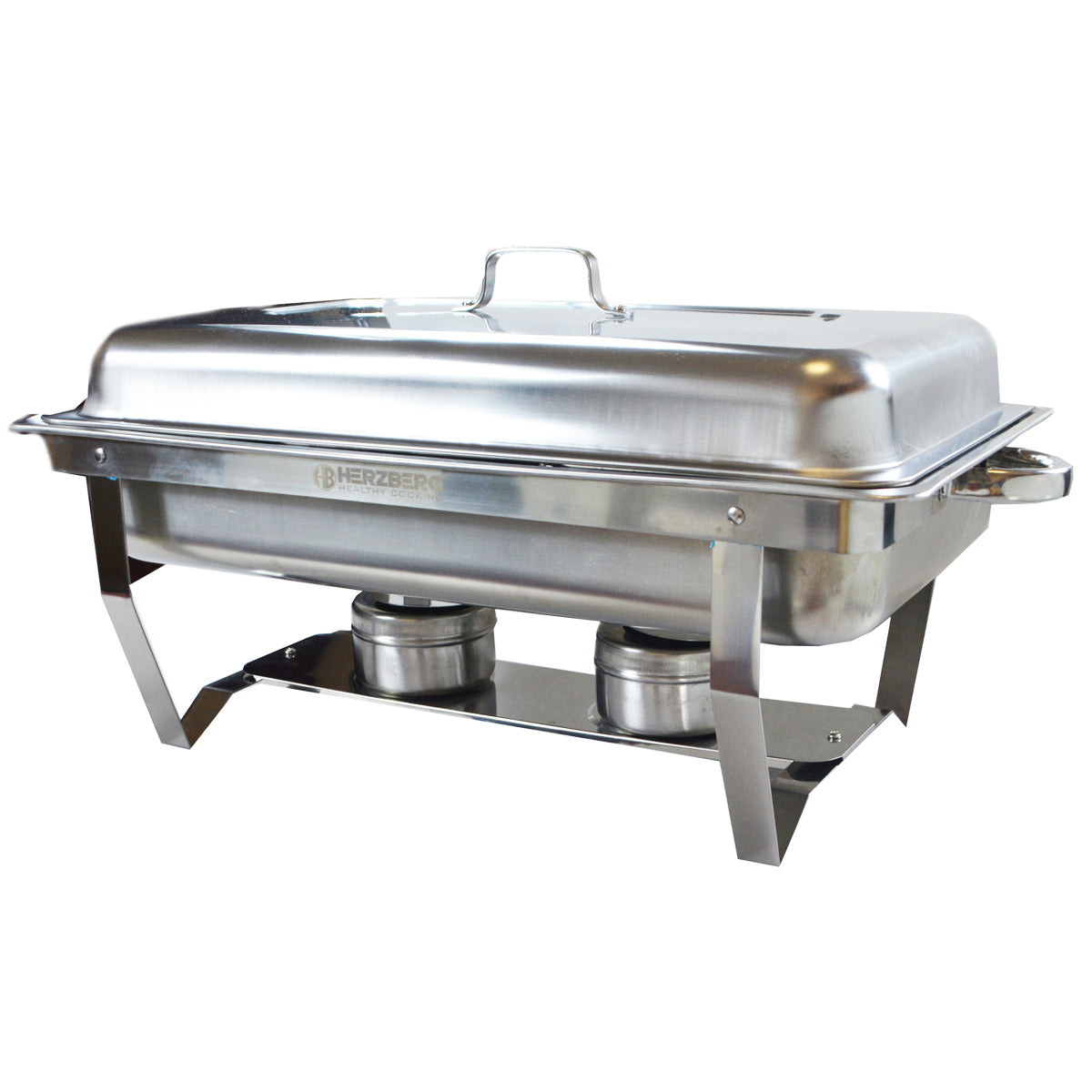 Herzberg HG-8022-3: RVS Chafing Dish - 3 Stuks 1/3e Voedselpan