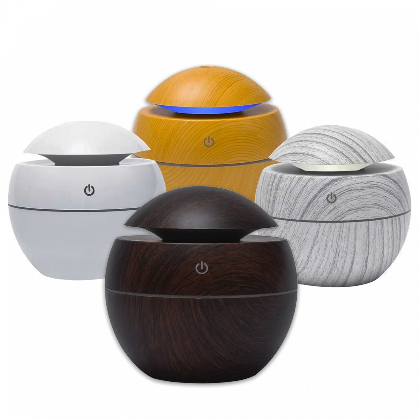 Luchtbevochtiger Aroma Olie Diffuser - Licht hout