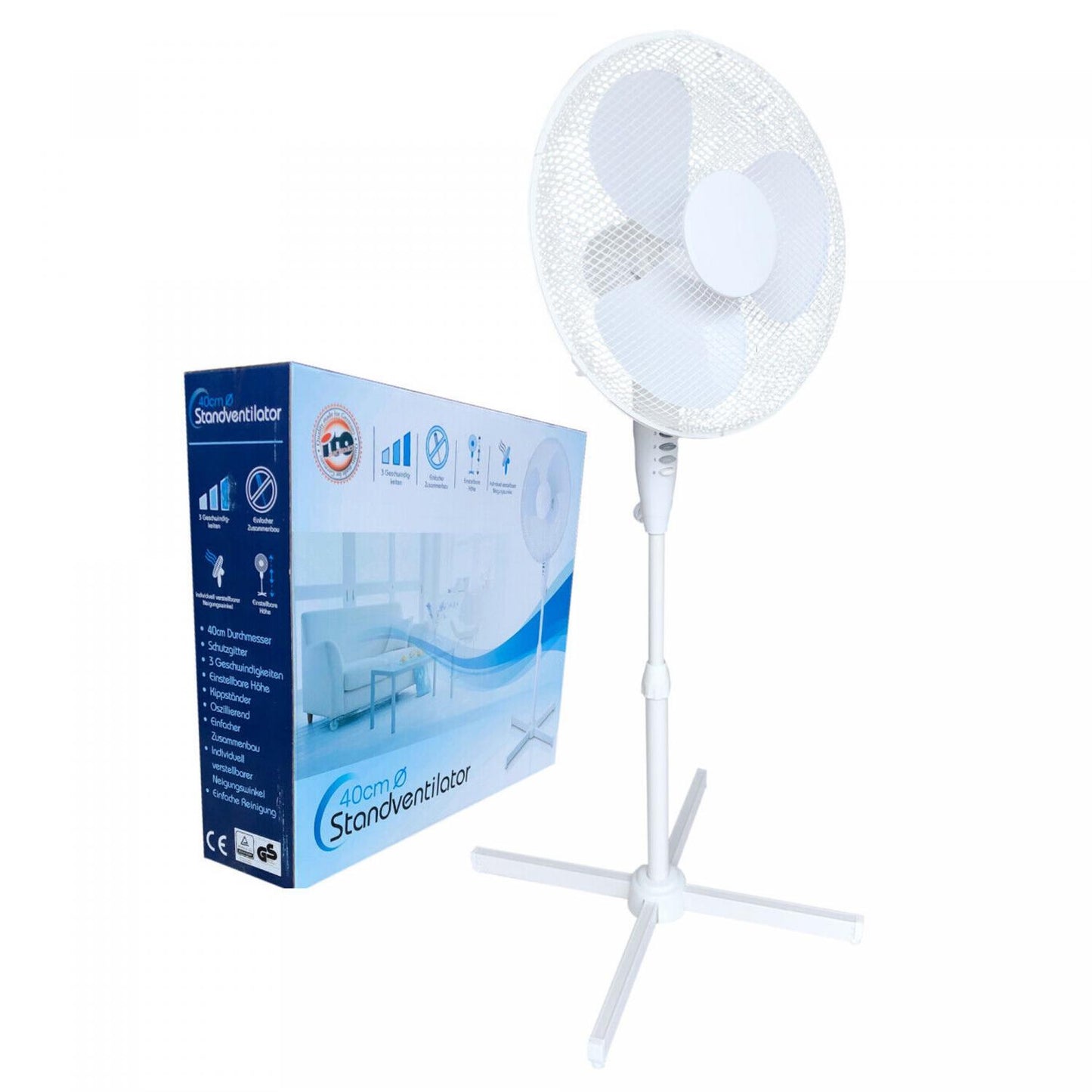 Ito - WLSF-4043: 40 cm - oscillerende ventilator