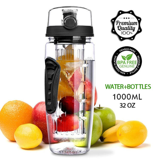 1000 ml Water Fruit Fles - BPA-vrij  Fruit Infuse